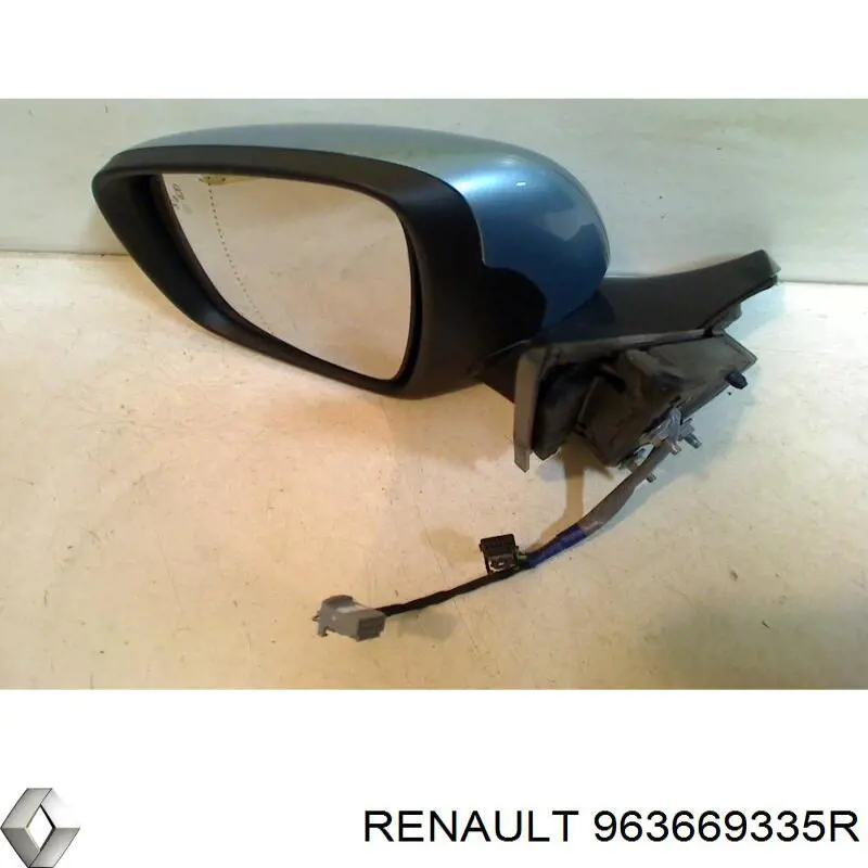 Скло дзеркала заднього виду, лівого Renault (RVI) 963669335R ціна, від 25.61 USD