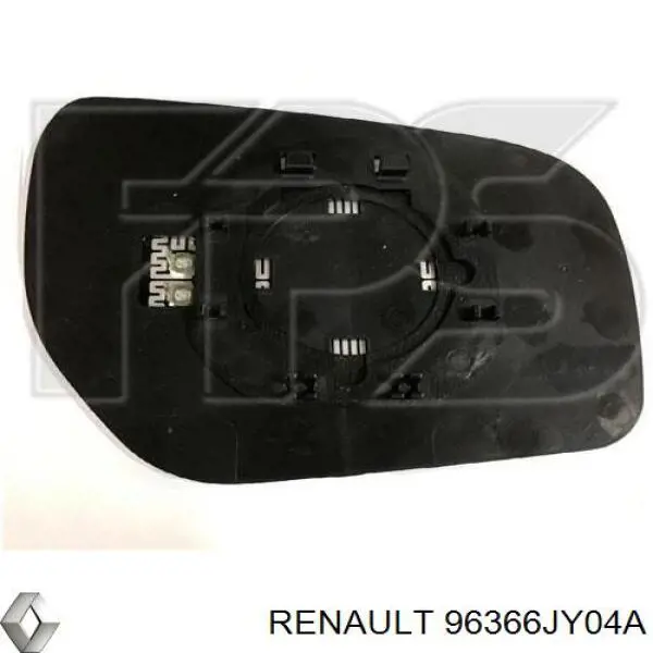 Купити 96366JY04A Renault (RVI) Дзеркальний елемент правого дзеркала заднього виду