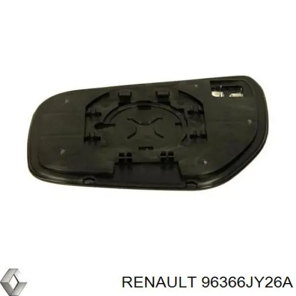 Скло дзеркала заднього виду, правого Renault (RVI) 96366JY26A ціна, від 20.46 USD