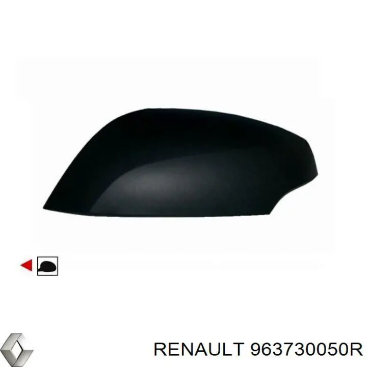 Накладка лівого бокового дзеркала Renault (RVI) 963730050R ціна, від 7.48 USD