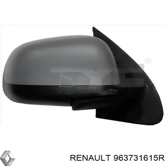 963731615R Renault (RVI) Накладка водійського дзеркала