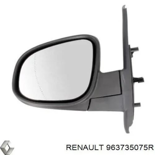 963735075R Renault (RVI) накладка дзеркала заднього виду, ліва