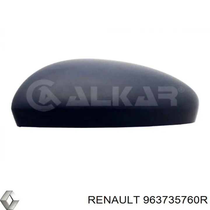 Ліве бічне дзеркало Renault (RVI) 963735760R ціна, від 19.96 USD