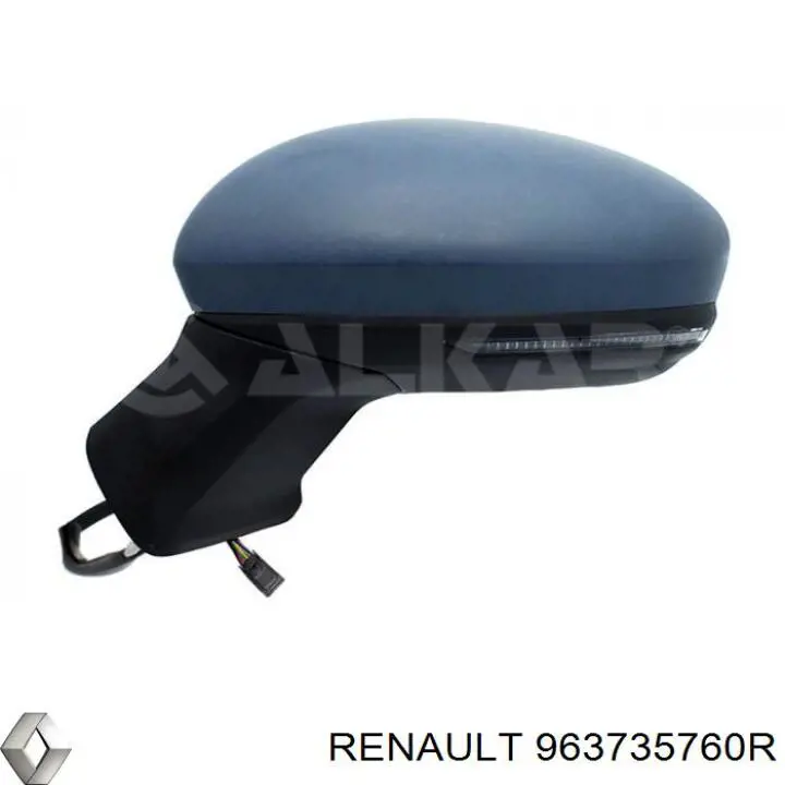 Ліве бокове дзеркало 963735760R Renault (RVI)