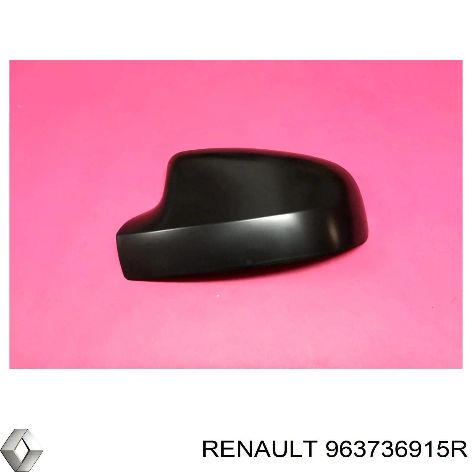 963736915R Renault (RVI) накладка дзеркала заднього виду, ліва
