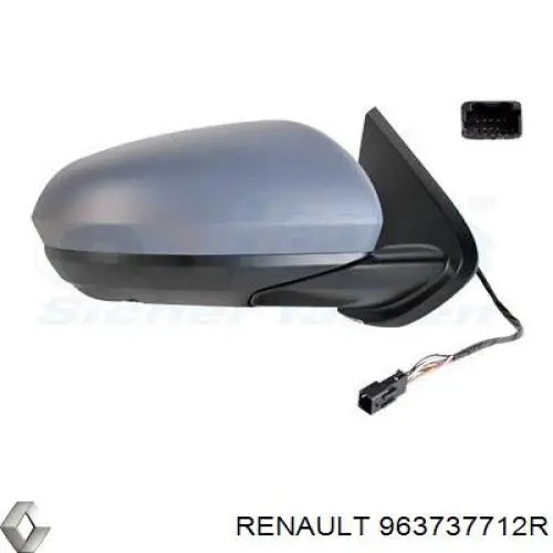 963737712R Renault (RVI) Дзеркало заднього виду, ліве