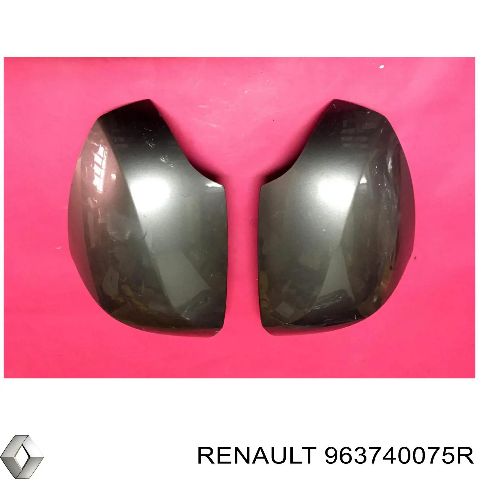 Накладка правого дзеркала заднього виду Renault (RVI) 963740075R ціна, від 10.54 USD