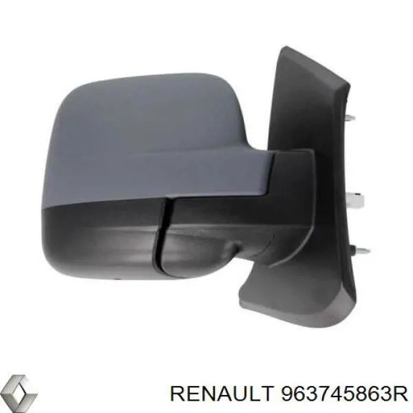 Купити 963745863R Renault (RVI) Накладка/кришка дзеркала заднього виду, права