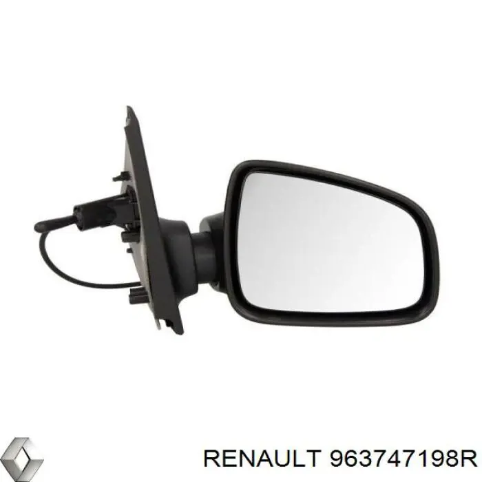 Накладка правого дзеркала заднього виду Renault (RVI) 963747198R ціна, від 5.63 USD
