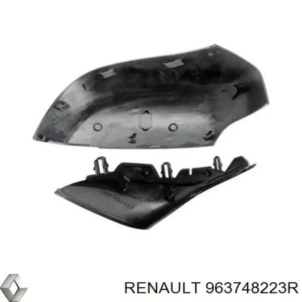 Накладка дзеркала заднього виду, права 963748223R Renault (RVI)