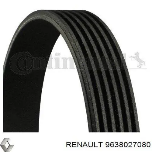 Купити 9638027080 Renault (RVI) Ремінь генератора