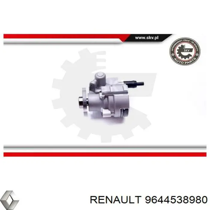 9644538980 Renault (RVI) насос гідропідсилювача керма (гпк)
