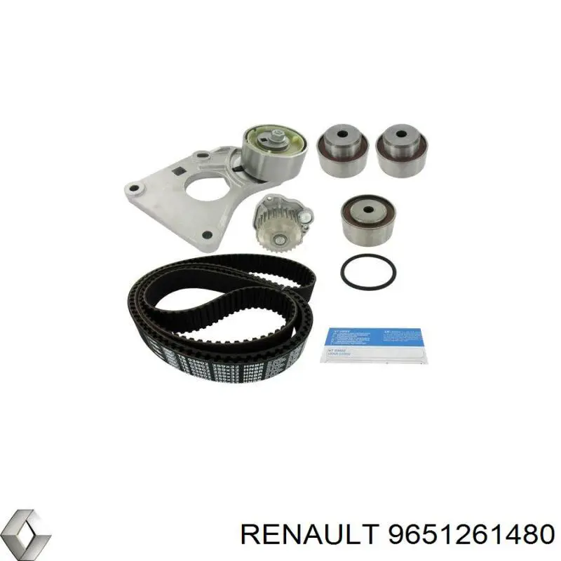 Ролик паразитний ГРМ 9651261480 Renault (RVI)