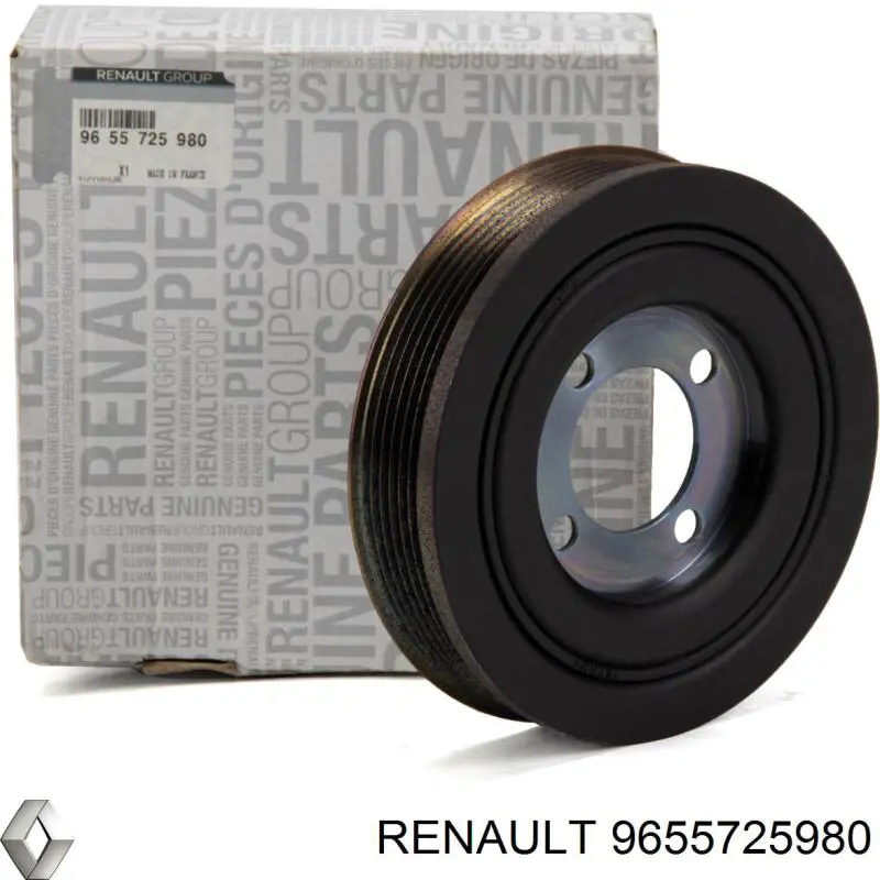 9655725980 Renault (RVI) шків колінвала