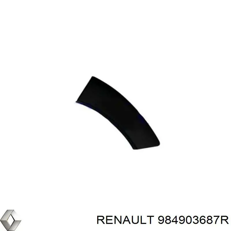 984903687R Renault (RVI) Розширювач заднього крила, лівий