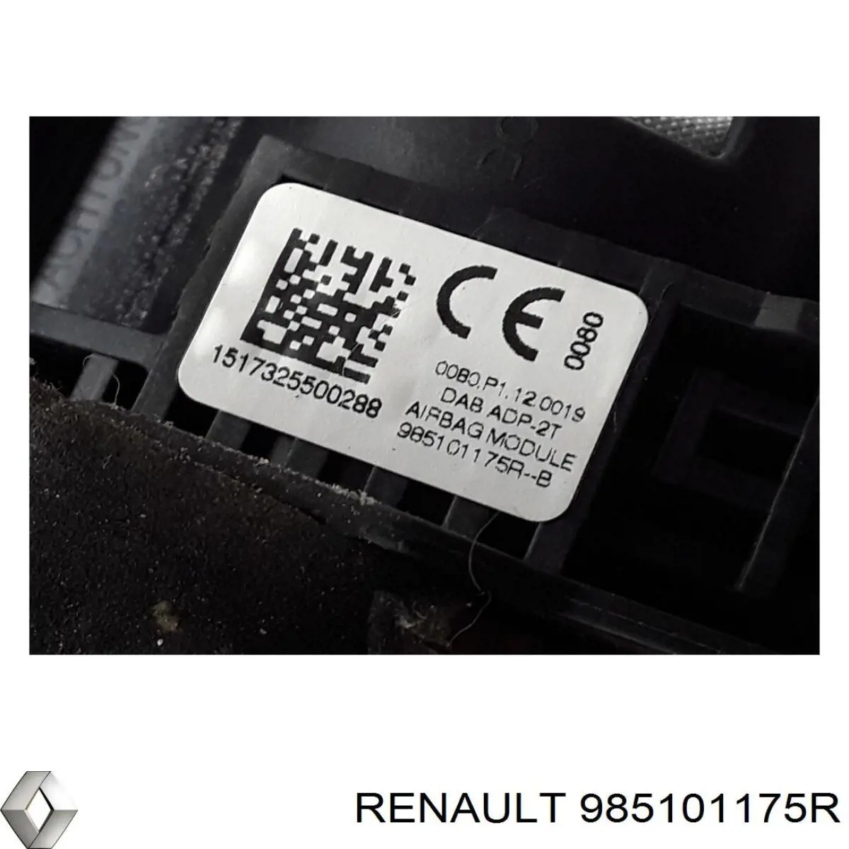Подушка безпеки, водійська, AIRBAG 985101175R Renault (RVI)