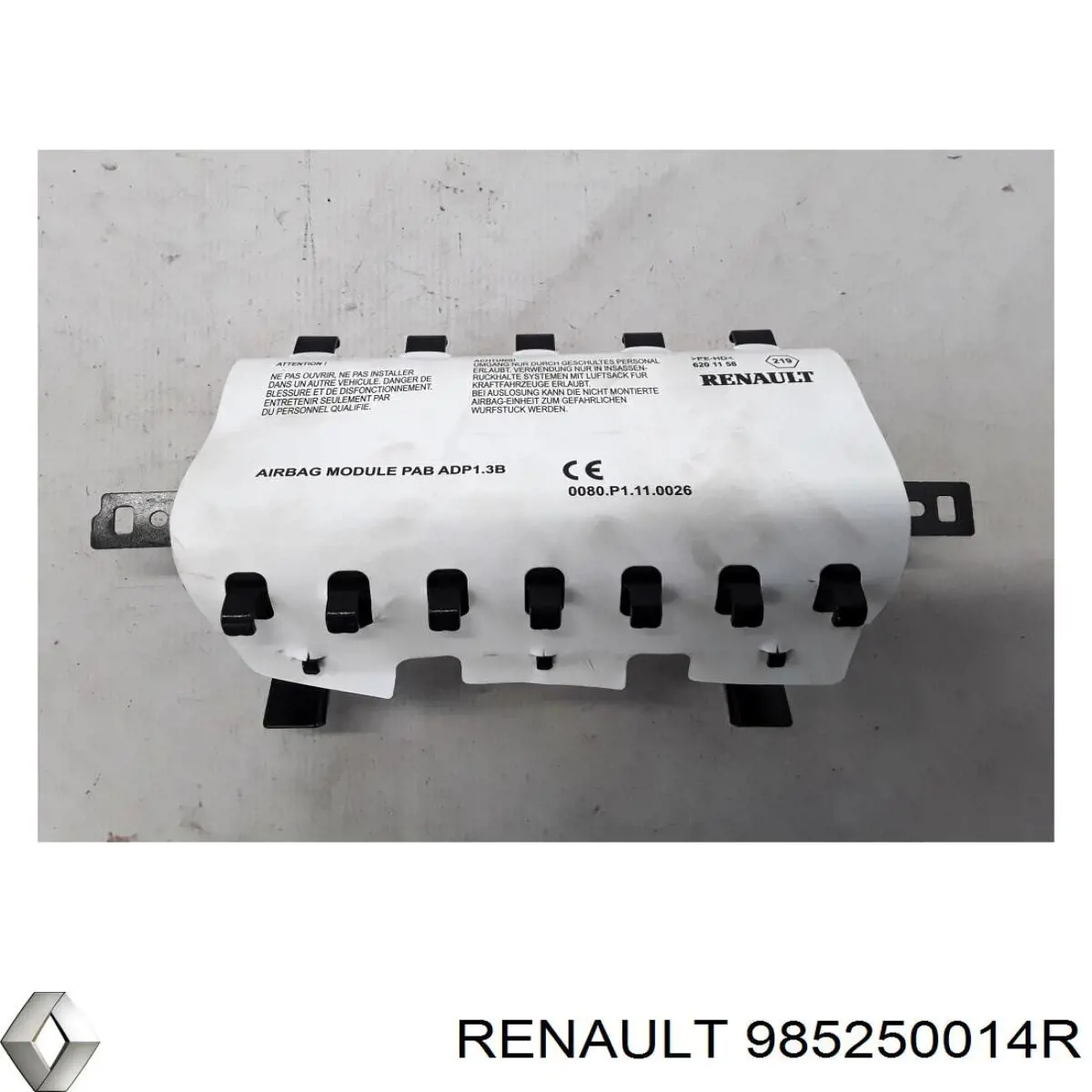 Подушка безпеки, пасажирська, AIRBAG 985250014R Renault (RVI)
