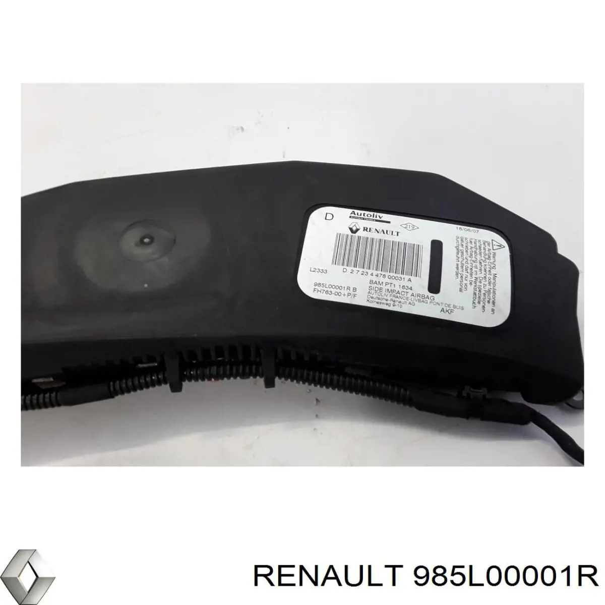 Купити 985L00001R Renault (RVI) Подушка безпеки AIRBAG спинки сидіння, правого