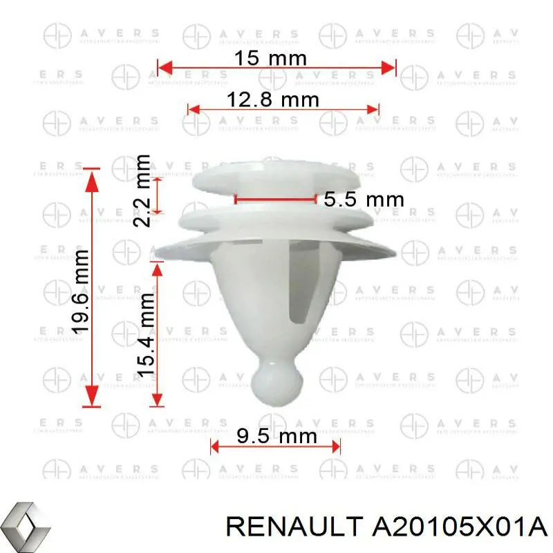 Купити A20105X01A Renault (RVI) 