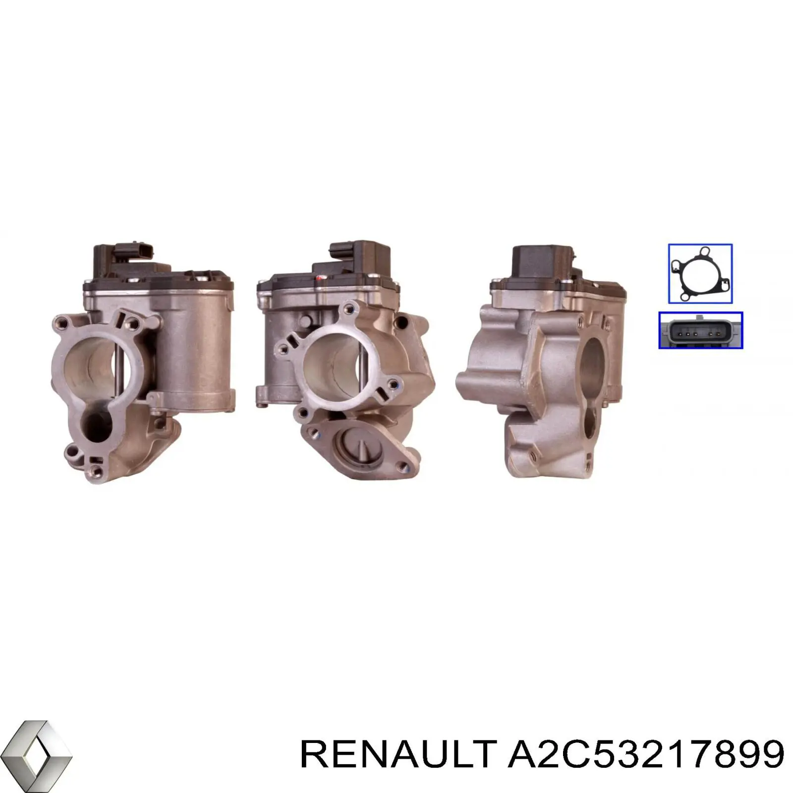 Купити A2C53217899 Renault (RVI) Прилади управління системи рециркуляції