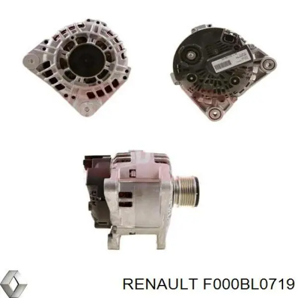 Генератор Renault (RVI) F000BL0719 ціна, від 117.58 USD