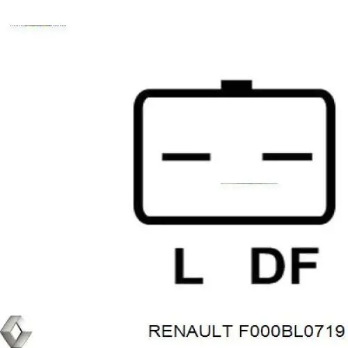 Генератор F000BL0719 Renault (RVI)