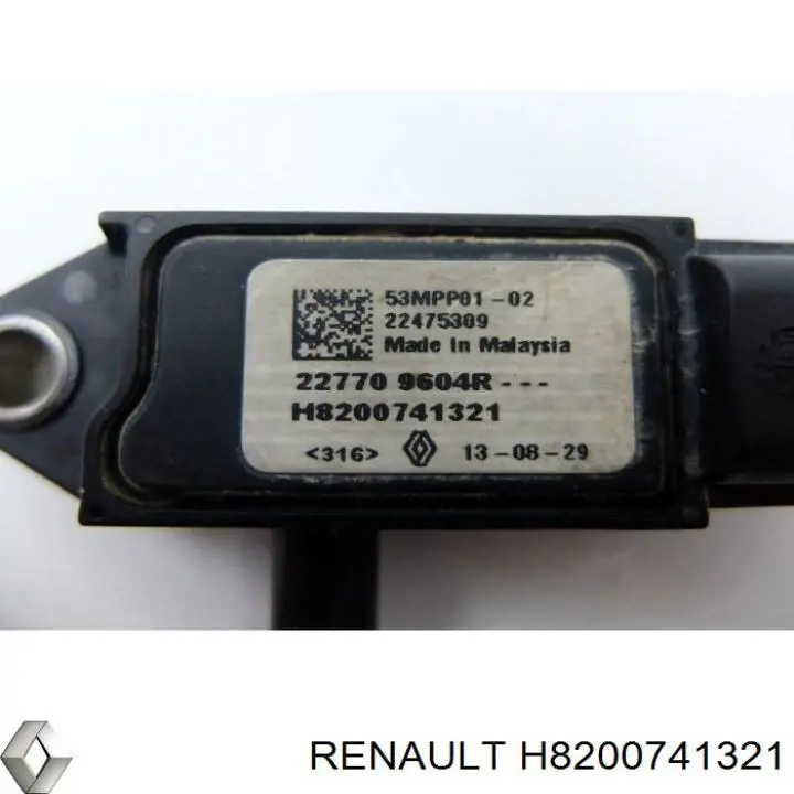 Датчик тиску вихлопних газів Renault (RVI) H8200741321 ціна, від 18.47 USD