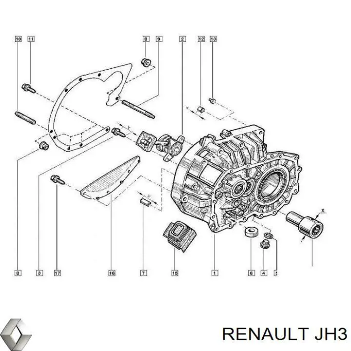 Коробка передач JH3 Renault (RVI)