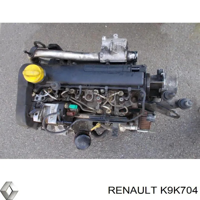 Двигун у зборі K9K704 Renault (RVI)