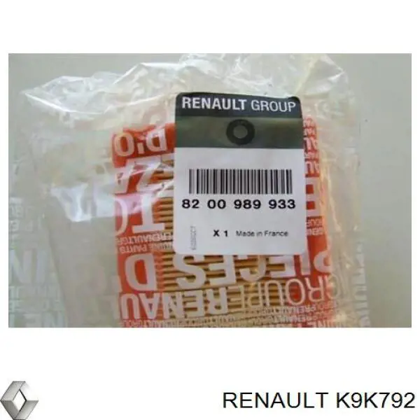 K9K792 Renault (RVI) Мотор в зборі