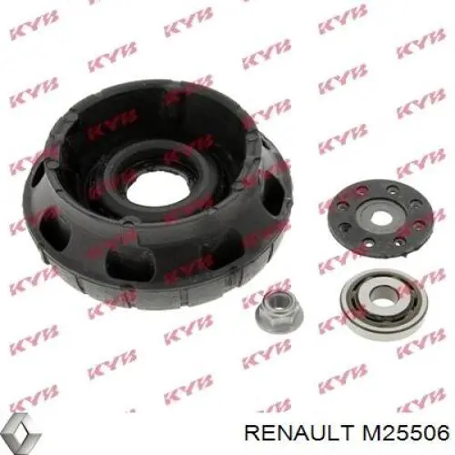 Підшипник опорний амортизатора, переднього Renault (RVI) M25506 ціна, від 10.12 USD