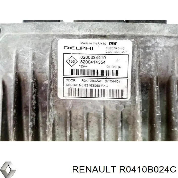 Модуль (блок) керування (ЕБУ) двигуном R0410B024C Renault (RVI)