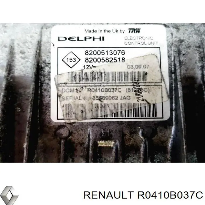 Купити R0410B037C Renault (RVI) Модуль управління (ЕБУ) упорскування палива