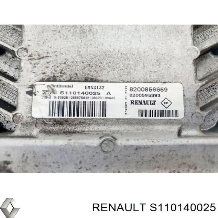 Електронний блок керування двигуном S110140025 Renault (RVI)