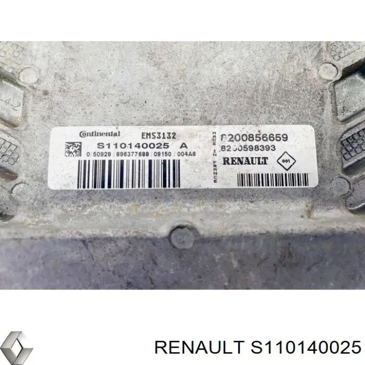 Електронний блок керування двигуном 6001549242 Renault (RVI)