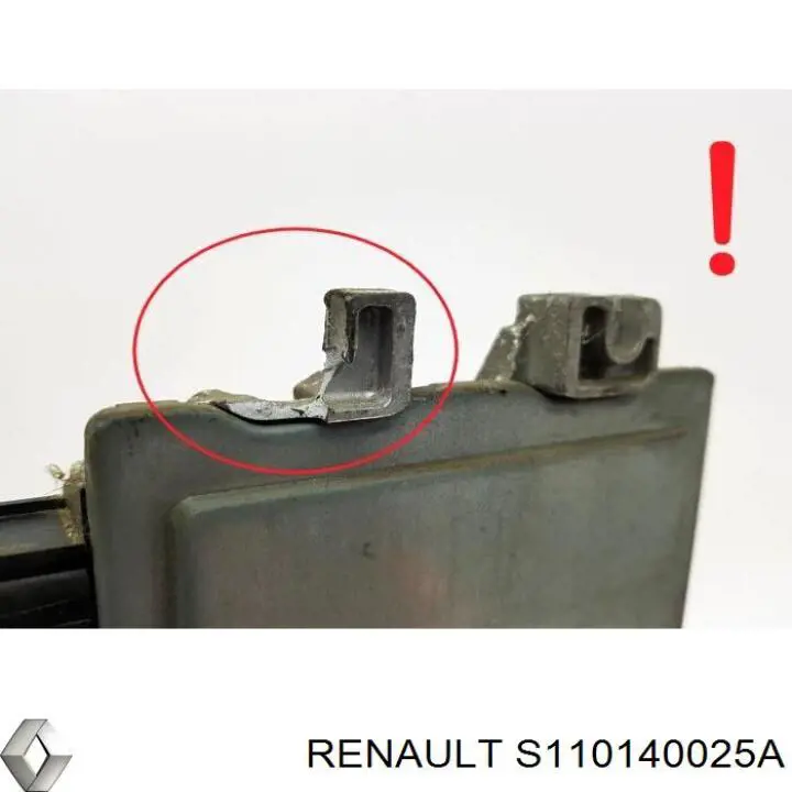 Електронний блок керування двигуном S110140025A Renault (RVI)