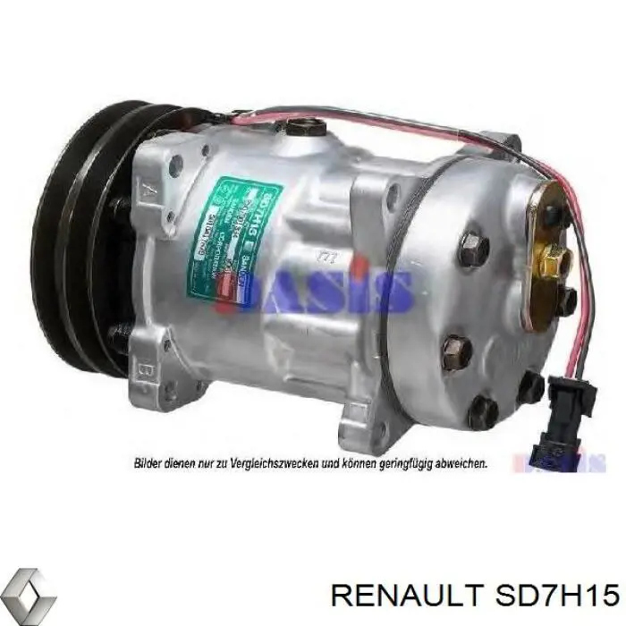 SD7H15 Renault (RVI) компресор кондиціонера