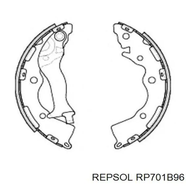 Рідина гальмівна RP701B96 Repsol