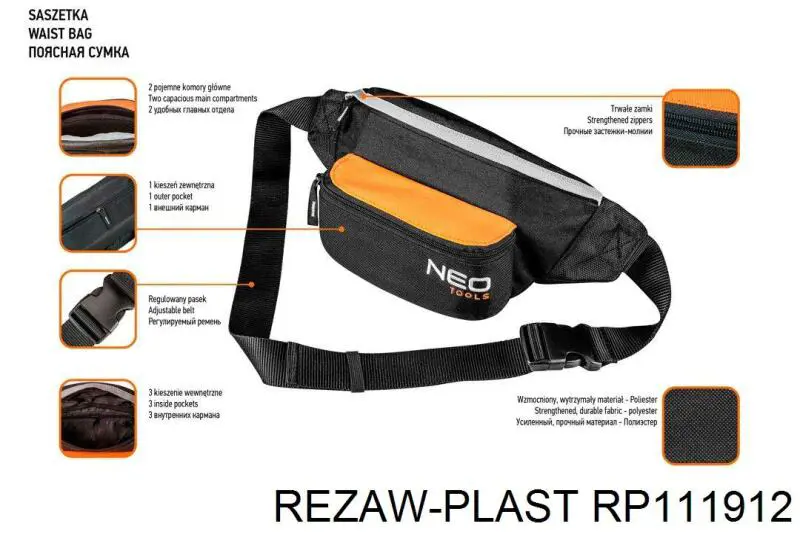 Купити RP111912 Rezaw-plast Підкрилок переднього крила, лівий передній