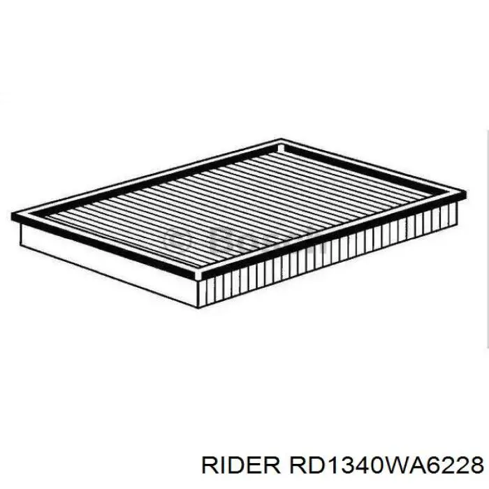 RD1340WA6228 Rider Повітряний фільтр двигуна