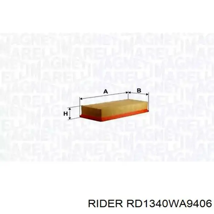 RD1340WA9406 Rider Повітряний фільтр двигуна