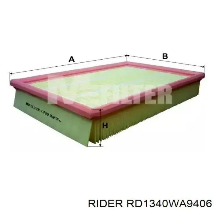 Фільтр повітряний RD1340WA9406 Rider