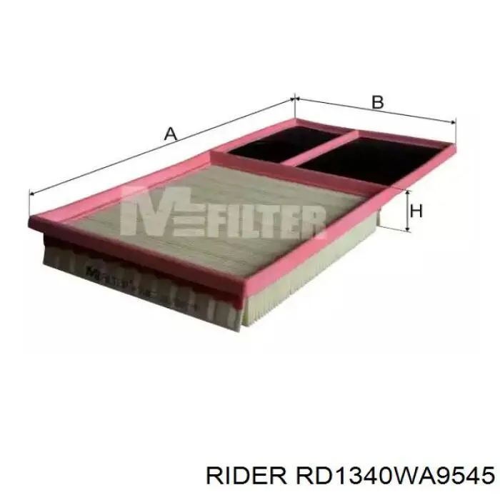 Фільтр повітряний RD1340WA9545 Rider