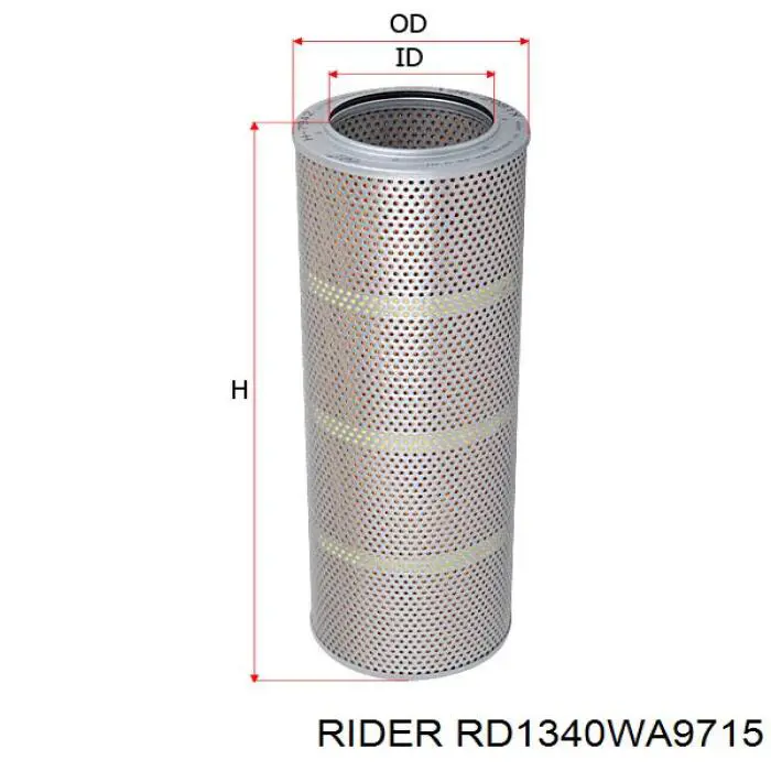 RD1340WA9715 Rider Повітряний фільтр двигуна