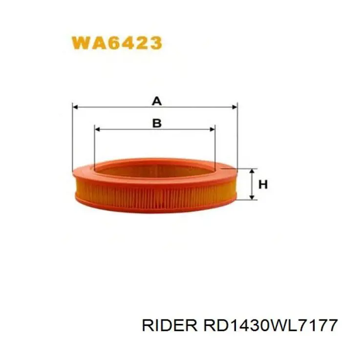 Фільтр масляний Rider RD1430WL7177