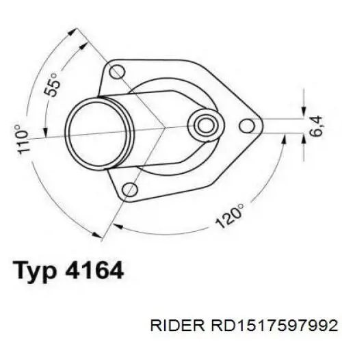 RD1517597992 Rider Авто термостат