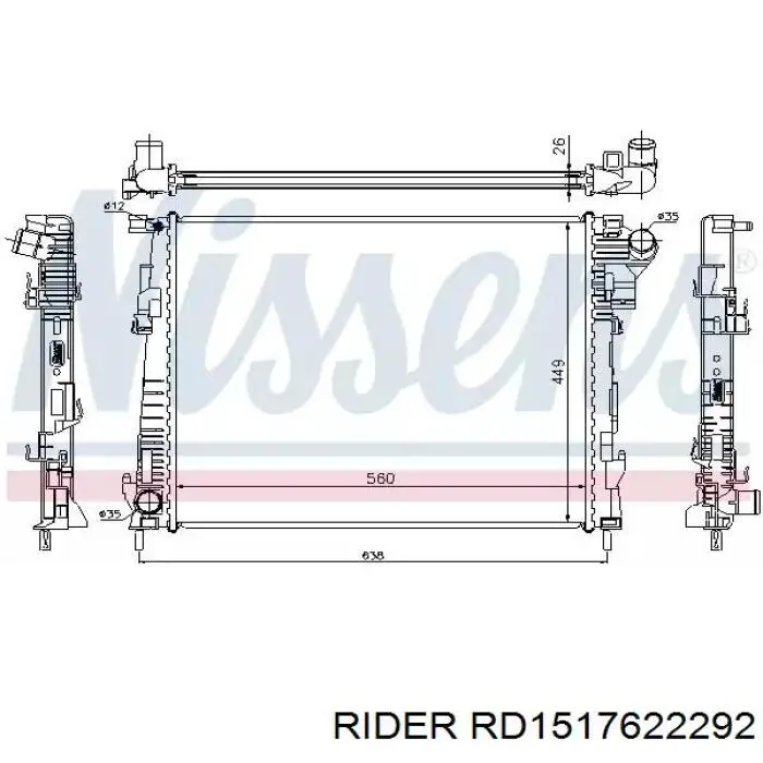 RD1517622292 Rider Авто термостат