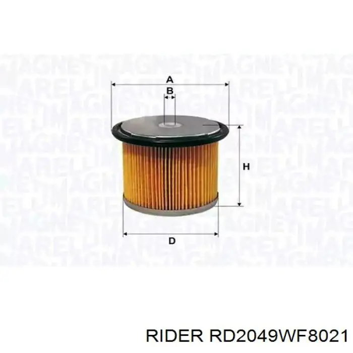 RD2049WF8021 Rider Фільтр палива