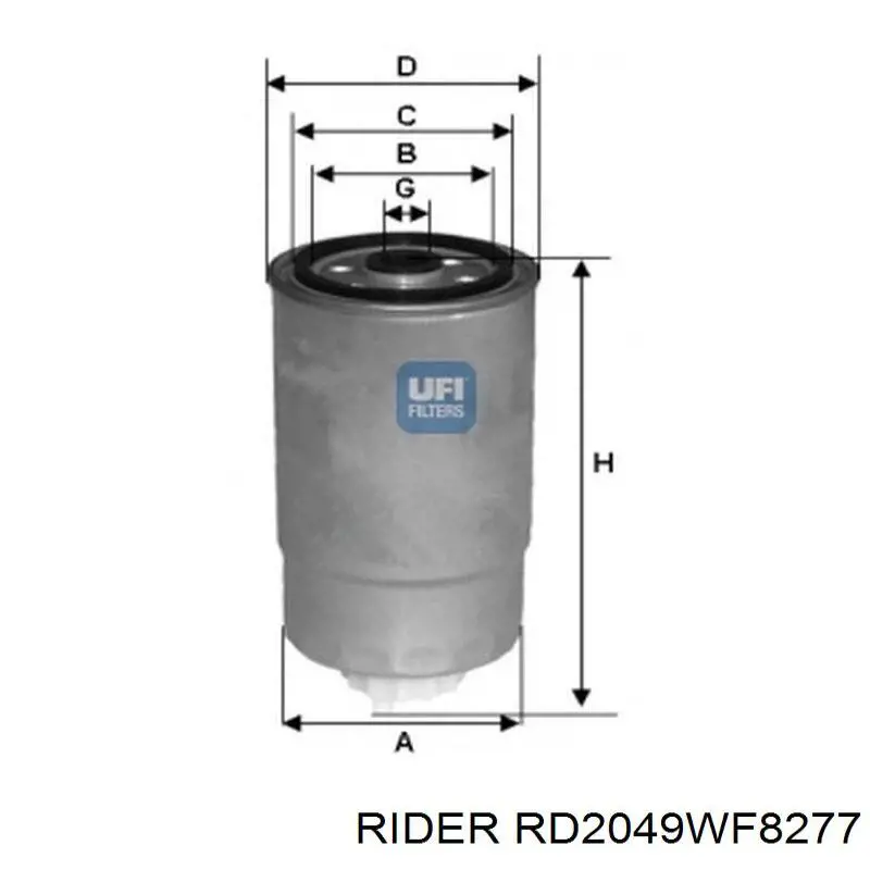 Фільтр паливний RD2049WF8277 Rider