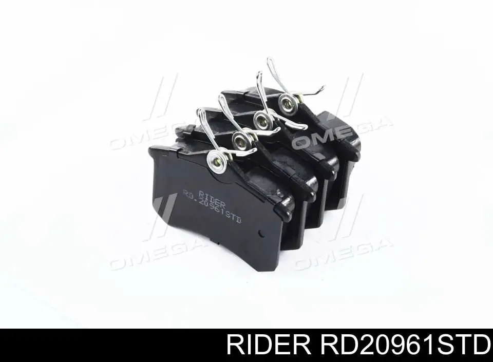 Колодки гальмові задні, дискові RD20961STD Rider